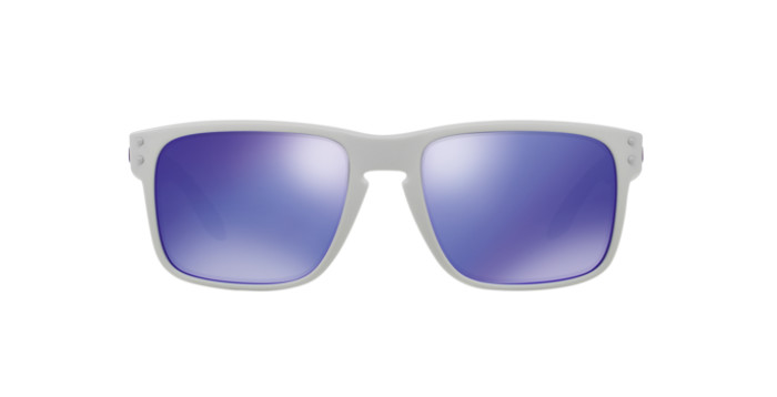 Oakley OO9102 910205 - Calibre: 55 HOLBROOK - Blanco Mate Violet Iridium