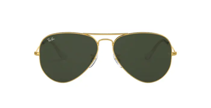 Ray-Ban RB3025 W3234 - Calibre: 55 AVIATOR LARGE METALL - ARISTA G-15 GREEN