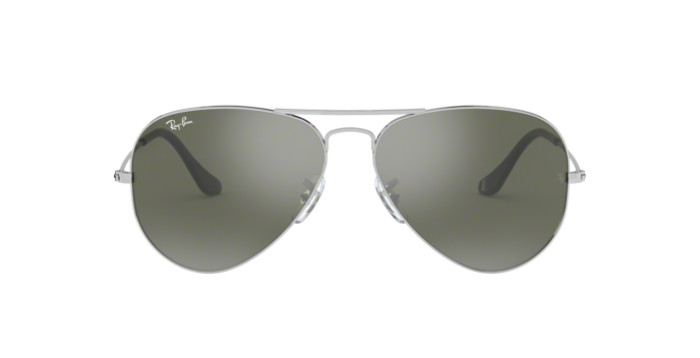 RB3025 W3275 - Calibre: 55 AVIATOR LARGE METALL - SILVER GREY MIRROR