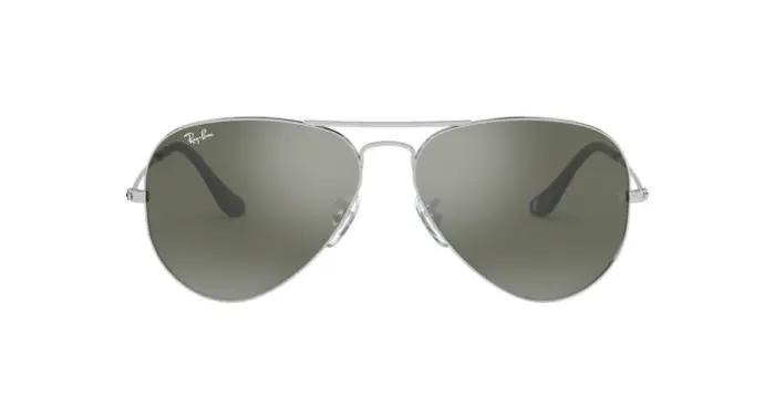 Ray-Ban RB3025 W3275 - Calibre: 55 AVIATOR LARGE METALL - SILVER GREY MIRROR