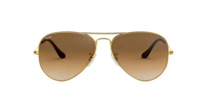 Ray-Ban RB3025 001/51 - Calibre: 55 AVIATOR LARGE METALL - ARISTA CLEAR GRADIENT BROWN