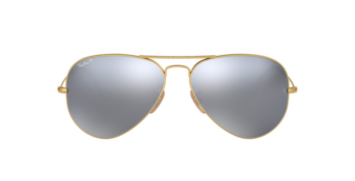 Ray-Ban RB3025 112/W3 - Calibre: 58 AVIATOR LARGE METALL - MATTE ARISTA DARK GREY MIRROR