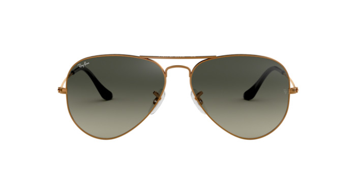 Ray-Ban RB3025 197/71 - Calibre: 58 AVIATOR LARGE METALL - BRONZE LIGHT GREY GRADIENT DARK GREY