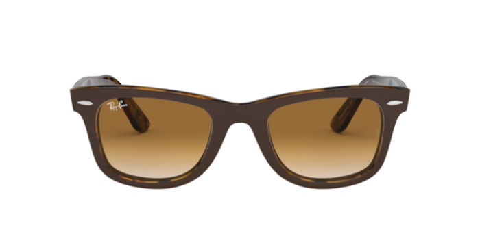 Ray-Ban RB2140 127651 - Calibre: 50 WAYFARER - BROWN ON YELLOW HAVANA CLEAR GRADIENT BROWN