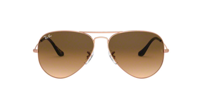 Ray-Ban RB3025 903551 - Calibre: 62 AVIATOR LARGE METALL - COPPER CLEAR GRADIENT BROWN