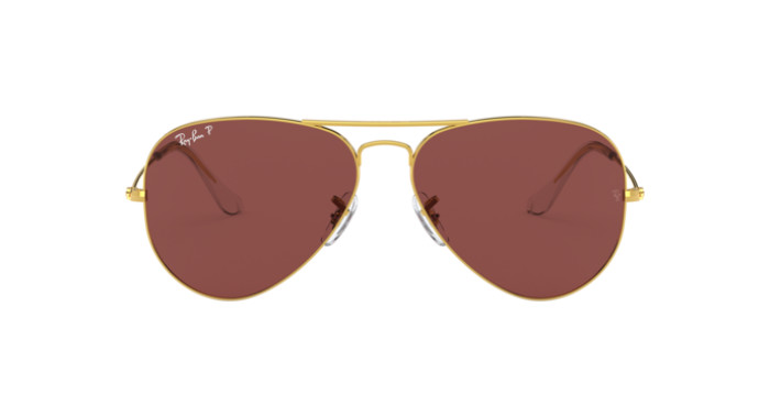 Ray-Ban RB3025 9196AF - Calibre: 55 AVIATOR LARGE METALL - LEGEND GOLD PURPLE