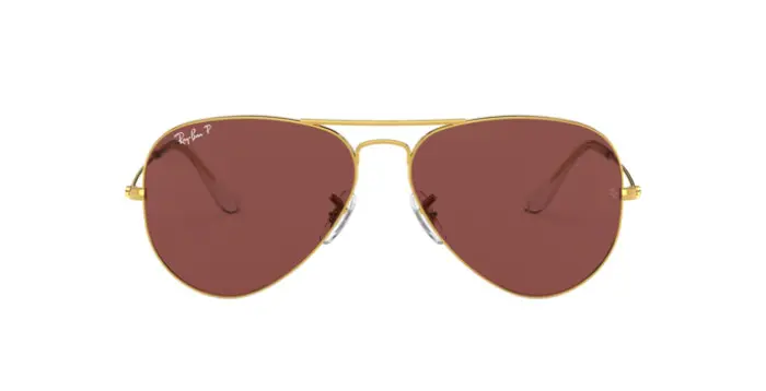 Ray-Ban RB3025 9196AF - Calibre: 58 AVIATOR LARGE METALL - LEGEND GOLD PURPLE