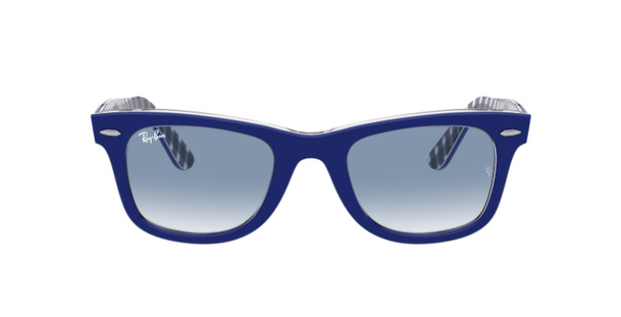 Ray-Ban RB2140 13193F - Calibre: 54 WAYFARER - BLUE ON VICHY BLUE/WHITE CLEAR GRADIENT BLUE