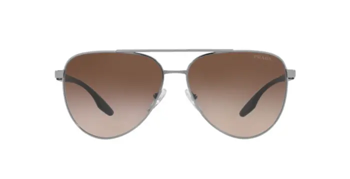 Prada Linea Rossa PS 52WS 5AV02P - Calibre: 61  - GUNMETAL BROWN GRADIENT