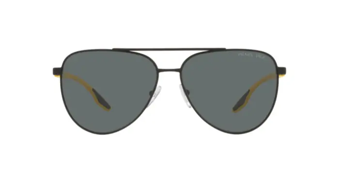 Prada Linea Rossa PS 52WS 08W02G - Calibre: 61  - BLACK RUBBER POLAR DARK GREY