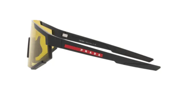 Prada Linea Rossa PS 04WS DG004Q - Calibre: 39  - BLACK RUBBER YELLOW