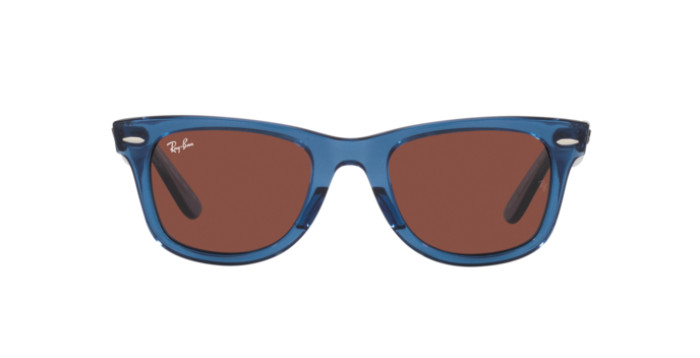 Ray-Ban RB2140 6587C5 - Calibre: 50 WAYFARER - TRANSPARENT BLUE RED