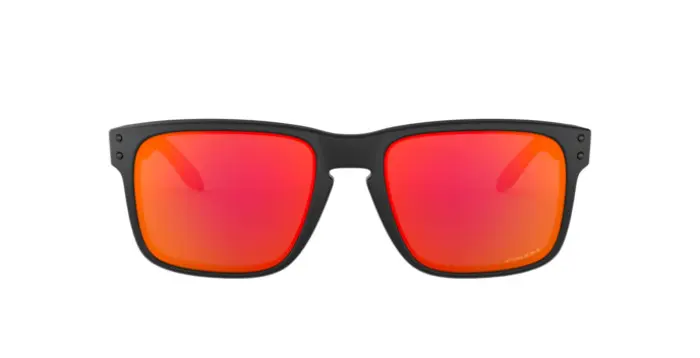 Oakley OO9102 9102E2 - Calibre: 55 HOLBROOK - MATTE BLACK PRIZM RUBY