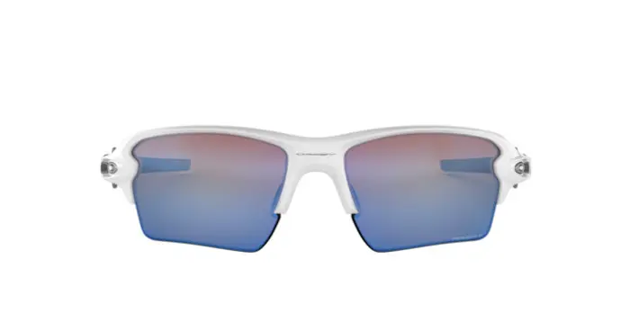 Oakley OO9188 918882 - Calibre: 59 FLAK 2.0 XL - POLISHED WHITE PRIZM DEEP WATER POLARIZED