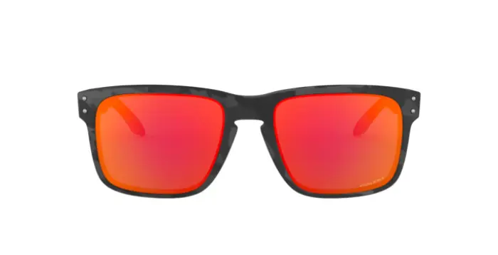 Oakley OO9102 9102E9 - Calibre: 55 HOLBROOK - MATTE BLACK CAMO PRIZM RUBY
