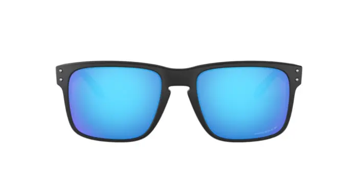Oakley OO9102 9102F0 - Calibre: 55 HOLBROOK - MATTE BLACK PRIZM SAPPHR IRIDIUM POLARIZED