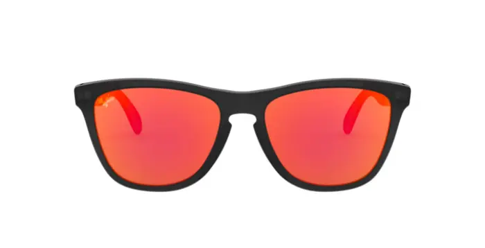 Oakley OO9428 942809 - Calibre: 55 FROGSKINS MIX - MATTE BLACK INK PRIZM RUBY