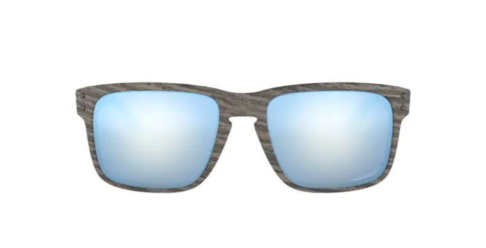 Oakley OO9102 9102J9 - Calibre: 55 HOLBROOK - WOODGRAIN PRIZM DEEP WATER POLARIZED
