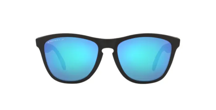 Oakley OO9428 942819 - Calibre: 55 FROGSKINS MIX - MATTE BLACK PRIZM SAPPHIRE POLARIZED