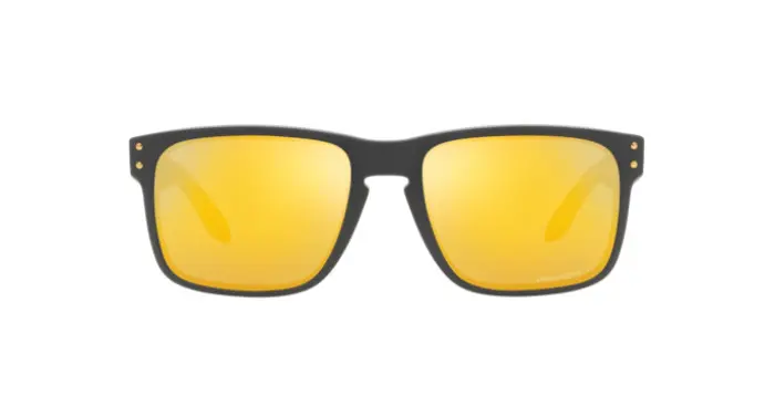 Oakley OO9102 9102W4 - Calibre: 55 HOLBROOK - Mate Carbón Prizm 24k Polarized