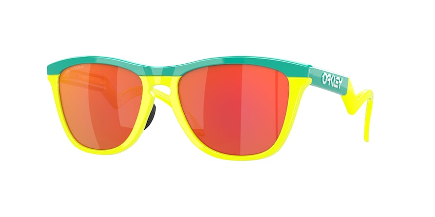 Oakley OO9289 928902 - Calibre: 55 FROGSKINS HYBRID - Verde Prizm Ruby