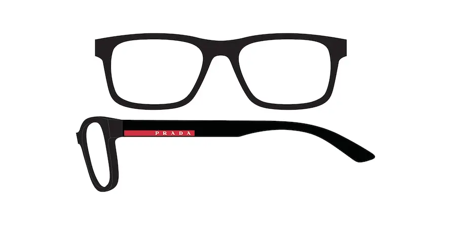 Prada Linea Rossa PS 04QV  DG01O1