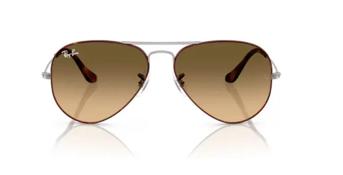 Ray-Ban RB3025 92700A - Calibre: 62 AVIATOR - Carey Brown Vintage Gradient Black