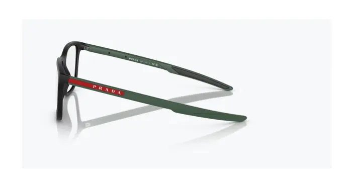 Prada Linea Rossa PS 07OV 1BO1O1 - Calibre: 56  - Negro Lente de Demostración